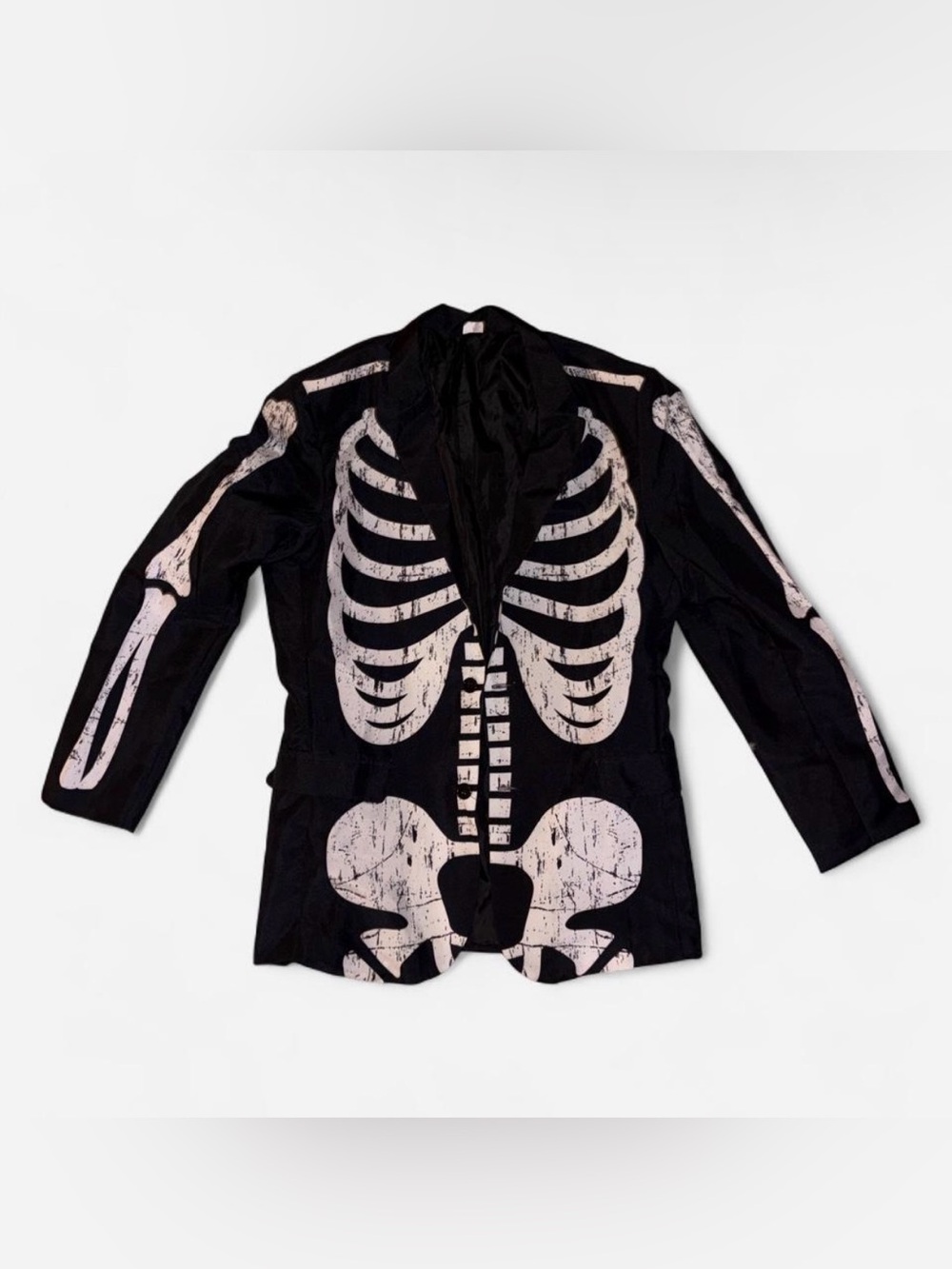 Spirit Halloween Black Skeleton suit set